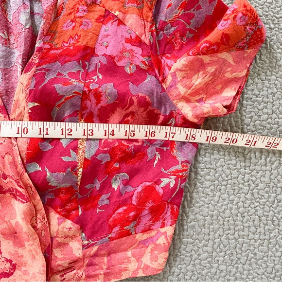 Free People - Ashley Summer Wrap Crop Top in Fun Combo - Picture 15 of 16